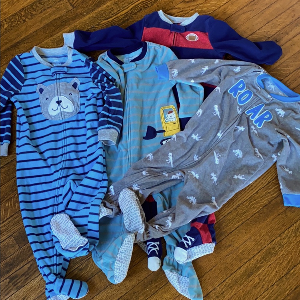 4 sets fleece Pajamas! 24M Carter’s PJs
